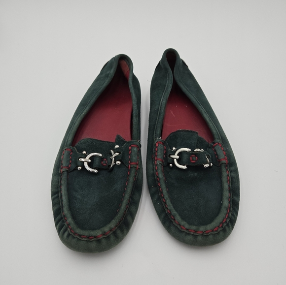 Donald J Pliner Women's Blue/Green Loafers Size 9 - Picture 3 of 10